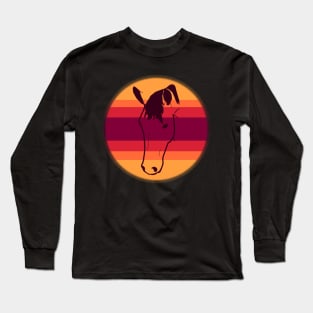 Sunset horse face Long Sleeve T-Shirt